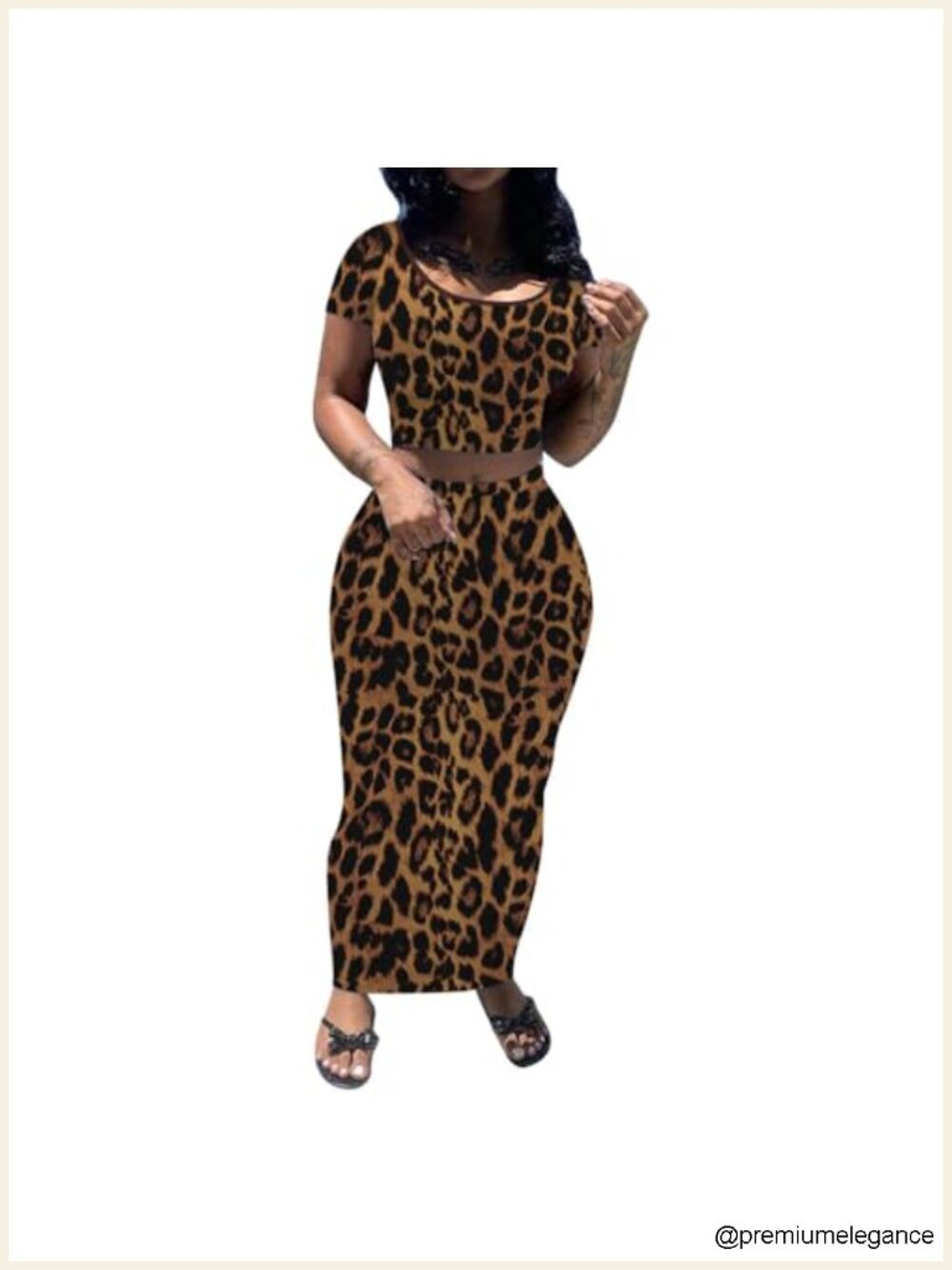 2-Piece Crop Top & Maxi Skirt Set